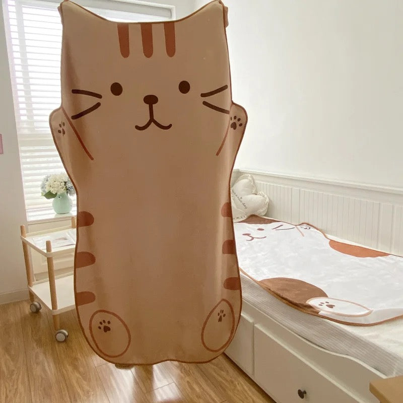 Frazada “Gatito”. 150x88Cms. Material Franela Plush.