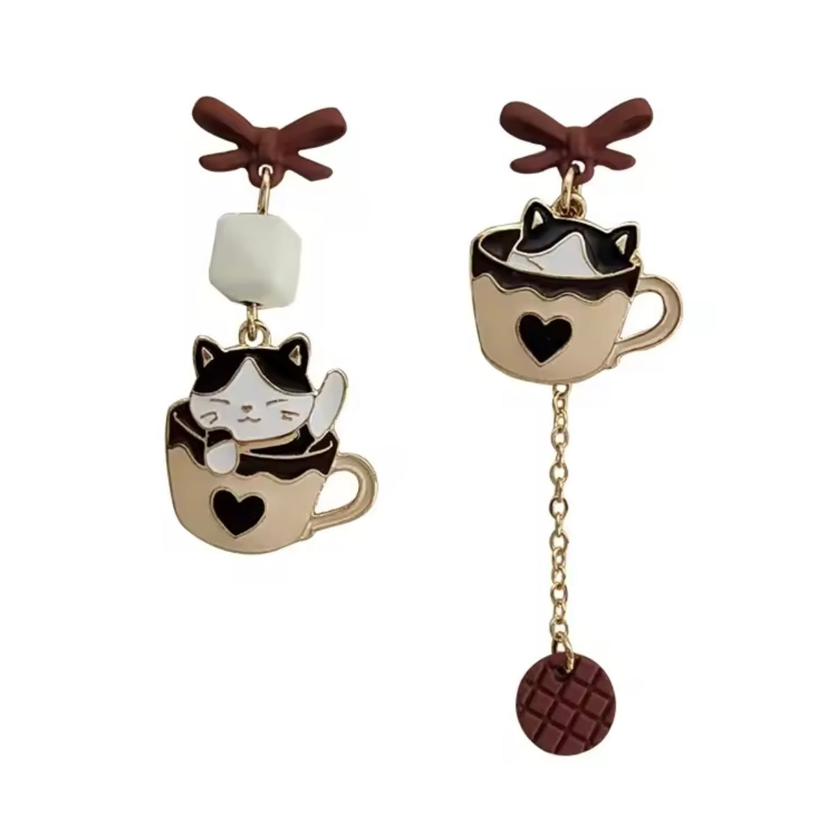 Aros “Gatito Café”