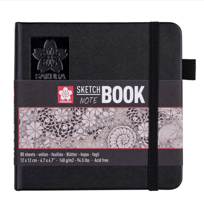 Sketchbook (12x12cms) hoja blanco crema - Sakura