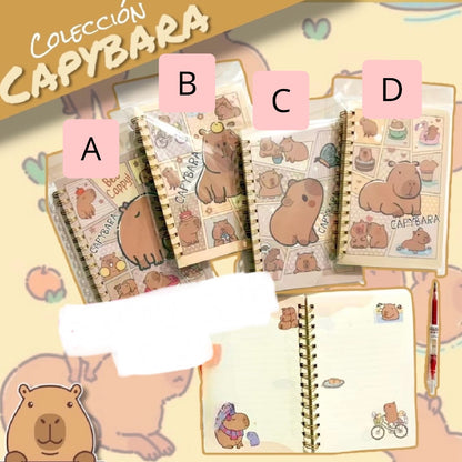 Libreta “Capybara”. 21x15cms