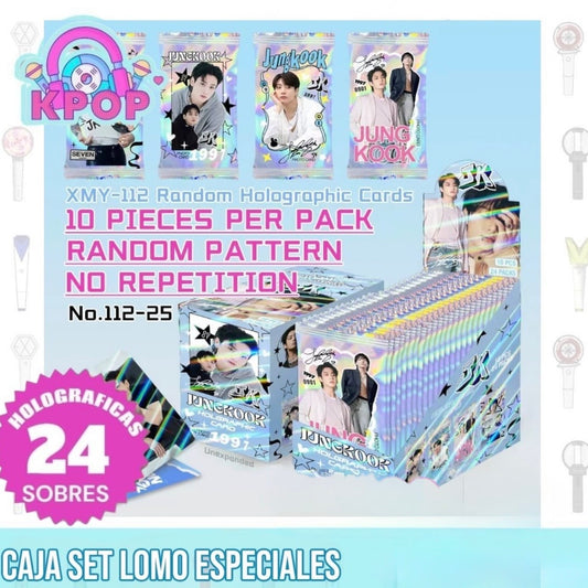 Set 10 Photocards Holograficas Sorpresa “BTS Jungkook”