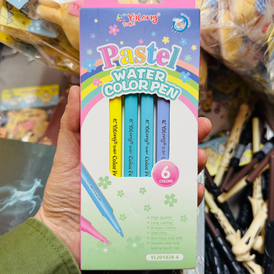 Set 6 Marcadores Tonos Pastel