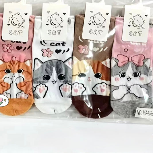 Calcetín “Gatito”. Talla Standard (35-40)