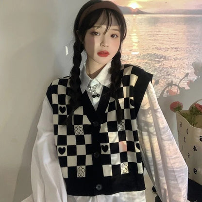 Sweater sin Manga “Cuadritos”