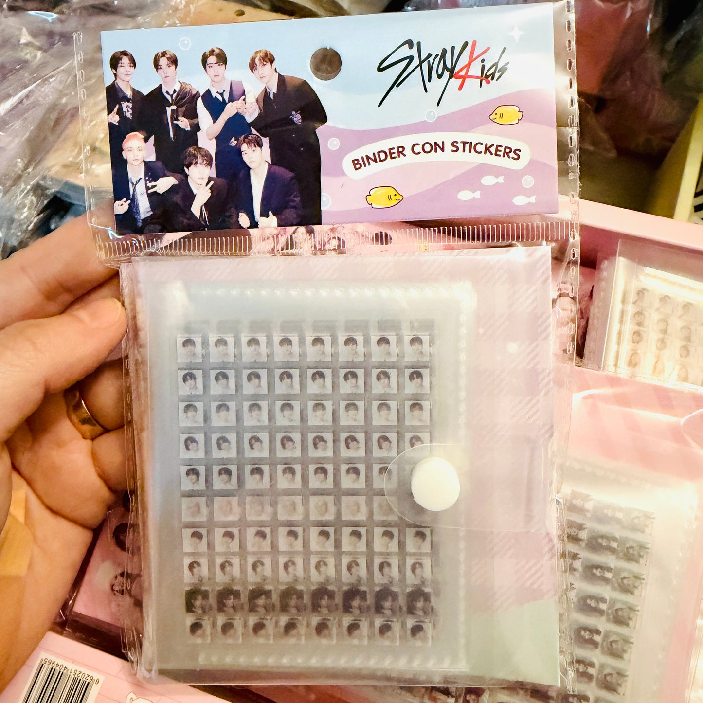 Binder + Mini Stickers “Straykids”. 60 Espacios