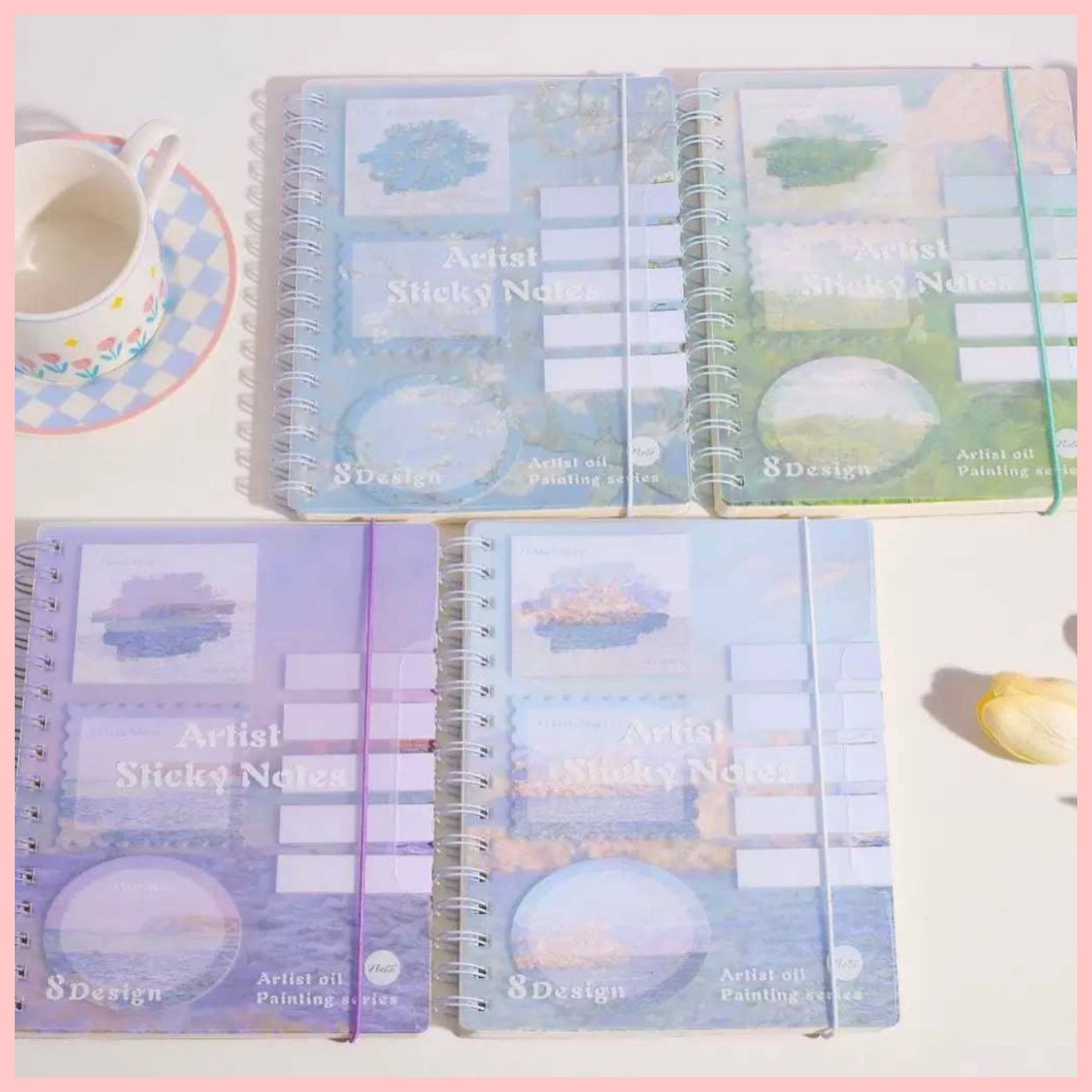 Libreta + Post it. 21x17cms (100u)