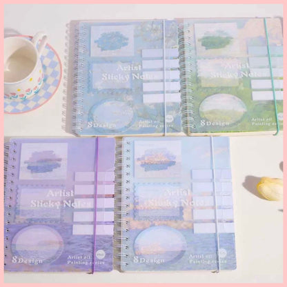 Libreta + Post it. 21x17cms (100u)