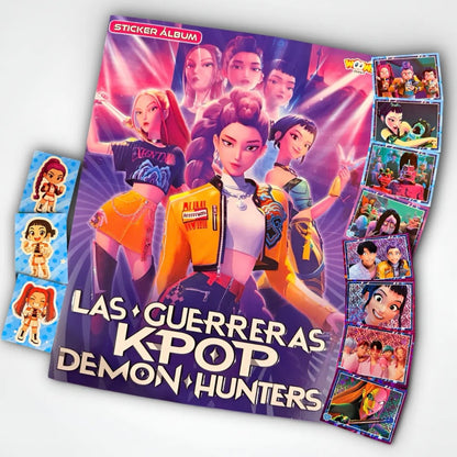 Álbum + Láminas + Stickers “Huntrix Las Guerreras Kpop”