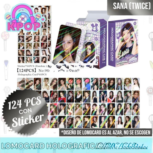 Set 124 PCS “Sana Twice”. 64 Photocards + 60 Mini Stickers. BBC