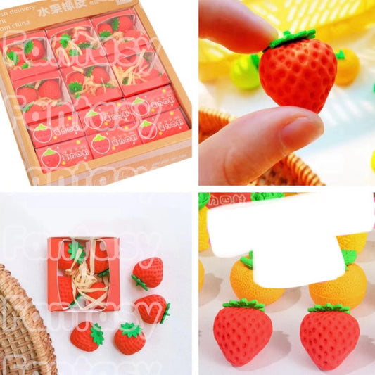 Set 4 Gomas “Frutillas”