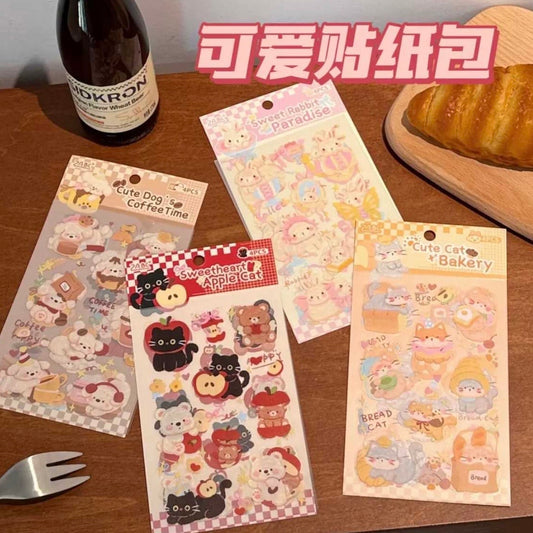 Set 4 Láminas de Stickers