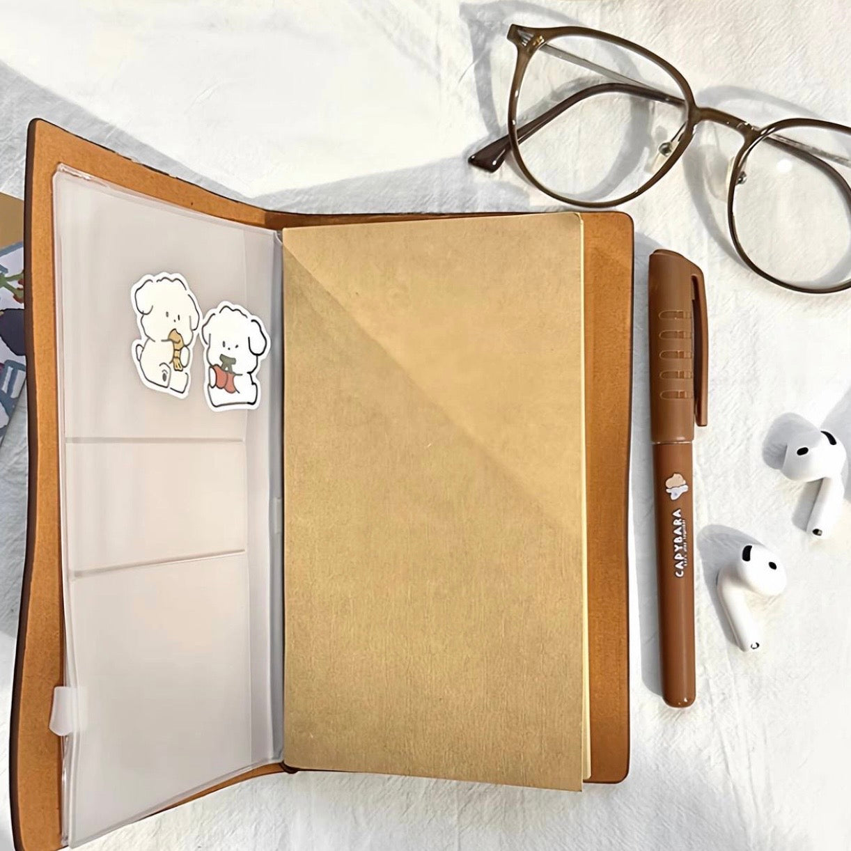 Libreta Cuerina para Journaling