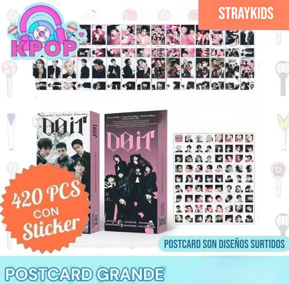 Set 420 PCS “Straykids”. 30 Photocards + 30 LomoCards + 360 Stickers