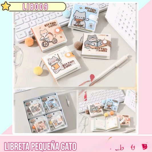 Mini Libreta Acolchada “Gatito”