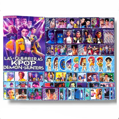 Álbum + Láminas + Stickers “Huntrix Las Guerreras Kpop”
