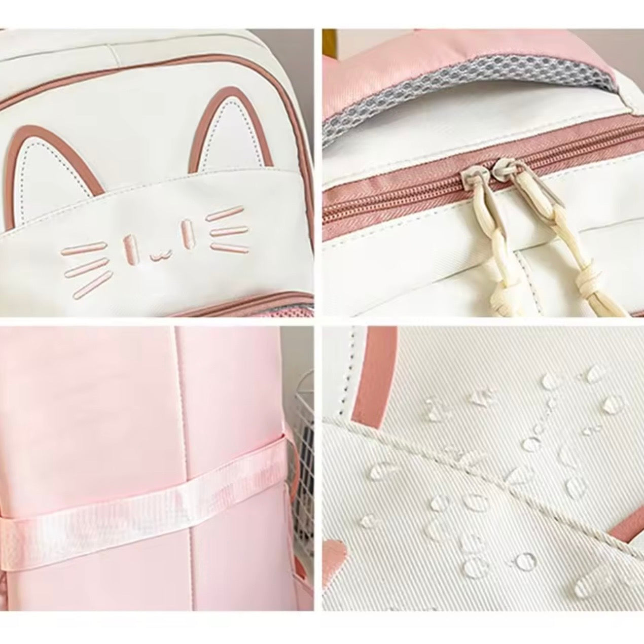 Mochila Impermeable “Gatito”. 44x32x13