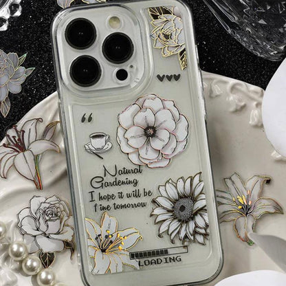 Set 20 Stickers “Flores Blancas”