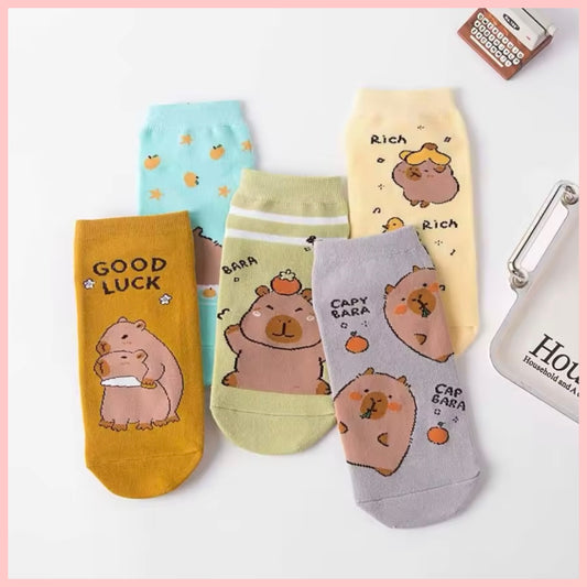 Calcetín “Capybara”. Talla Standard 35-41