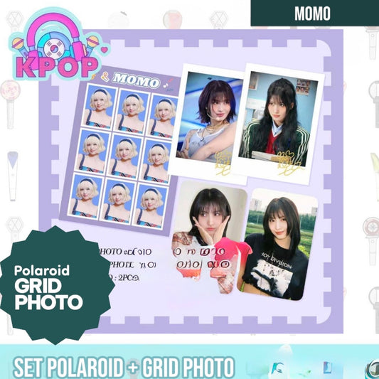 Set Polaroid + Grid Photo “Twice Momo”