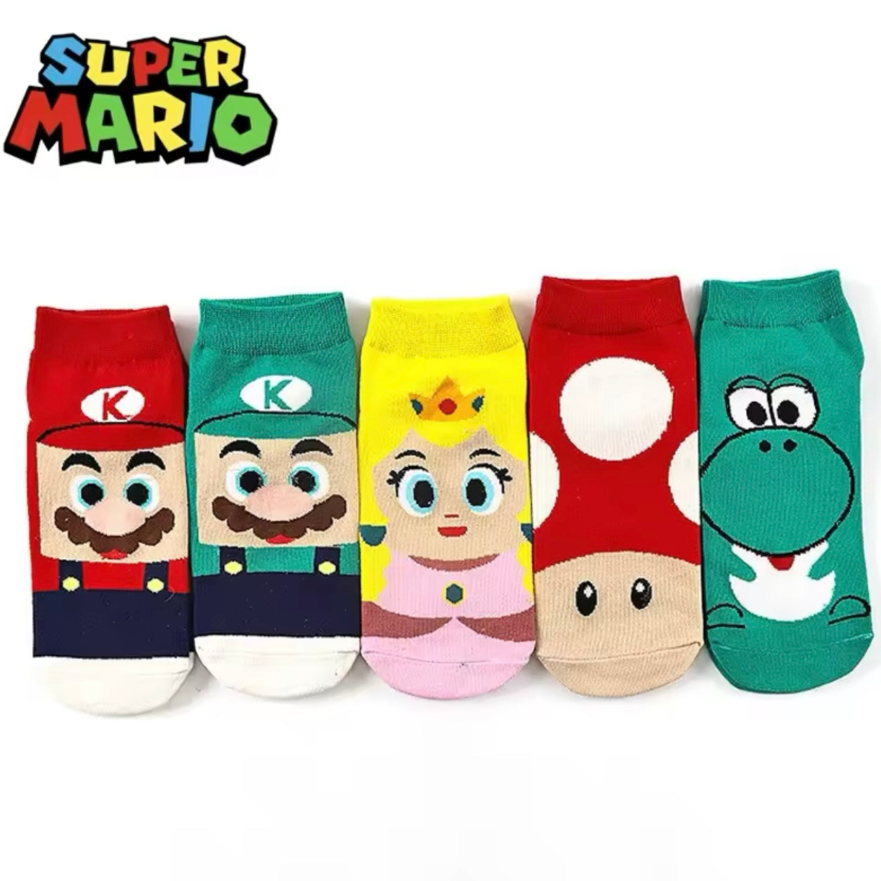 Calcetín “Mario Bross”. Talla Standard 35-41