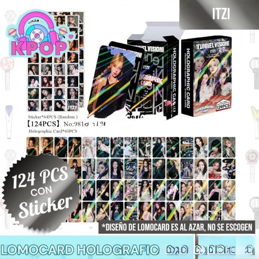 Set 124 PCS “ITZI”. 64 Photocards + 60 Mini Stickers.
