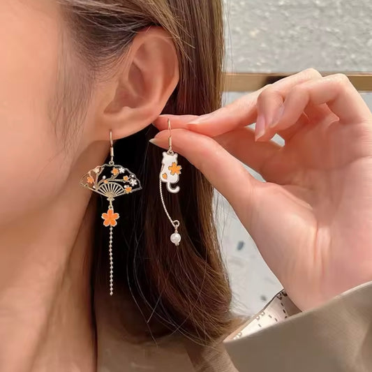 Aros “gato Abanico”