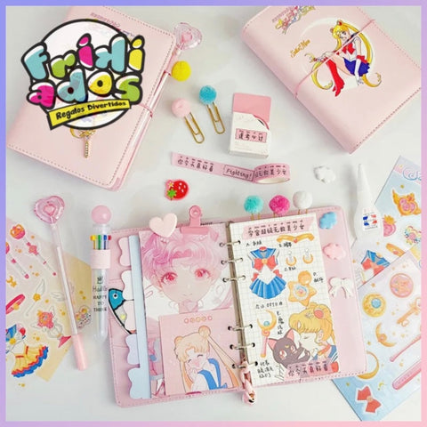 Binder “Sailor Moon” + 100 Hojas + Lápiz y Portada