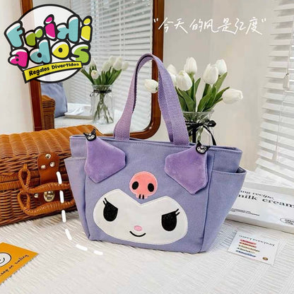 Mini Bolso “Sanrio”. Incluye tirante largo. 27x18x9Cms