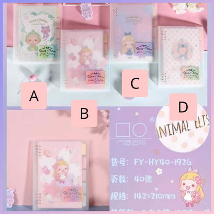 Cuaderno Binder A5 + 4 Separadores + 40 Hojas con líneas