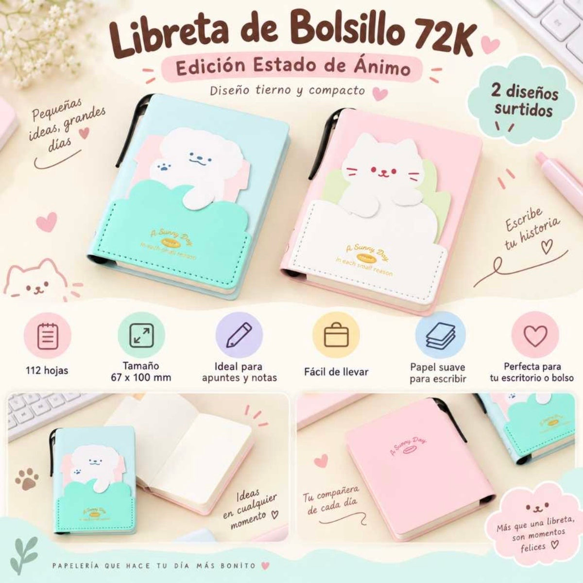 Mini Libreta + Lápiz