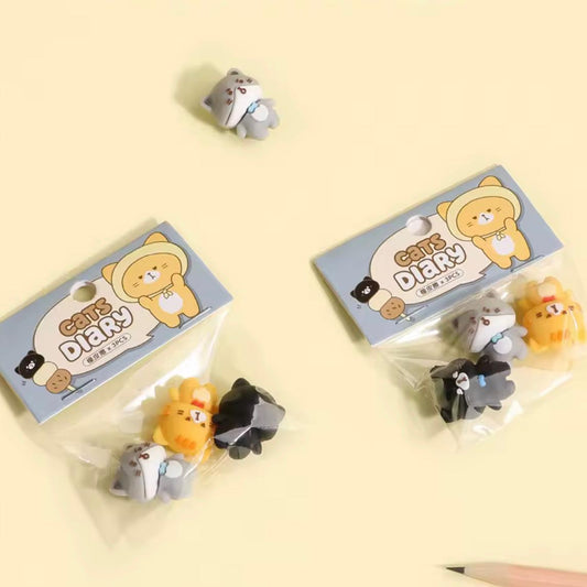 Goma gatitos set 3
