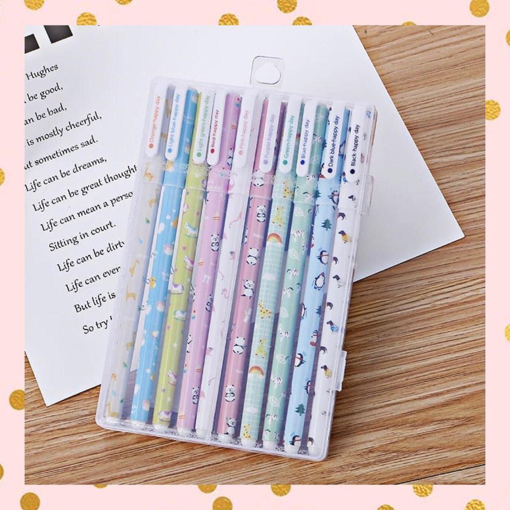 Set tiralineas animalitos 10 colores, vienen en cajita plástica - Frikiados