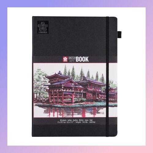 Sketchbook A4 hoja blanco crema - Sakura - Frikiados - Frikiados.cl - Feria Friki - Chile