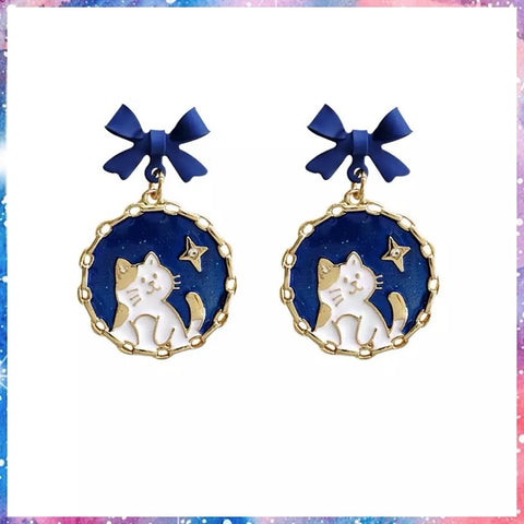 Aros “Gatito En la Noche”