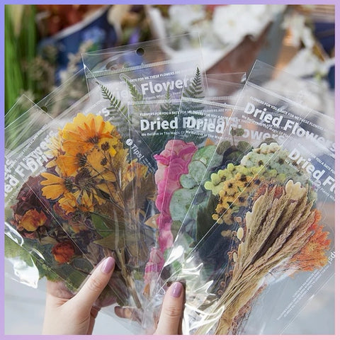 Set Stickers Grandes “Flores Secas”, 20x11cms (6U)