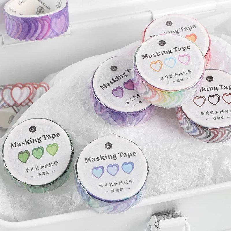 Washi Tape “Corazones” 100 PCS