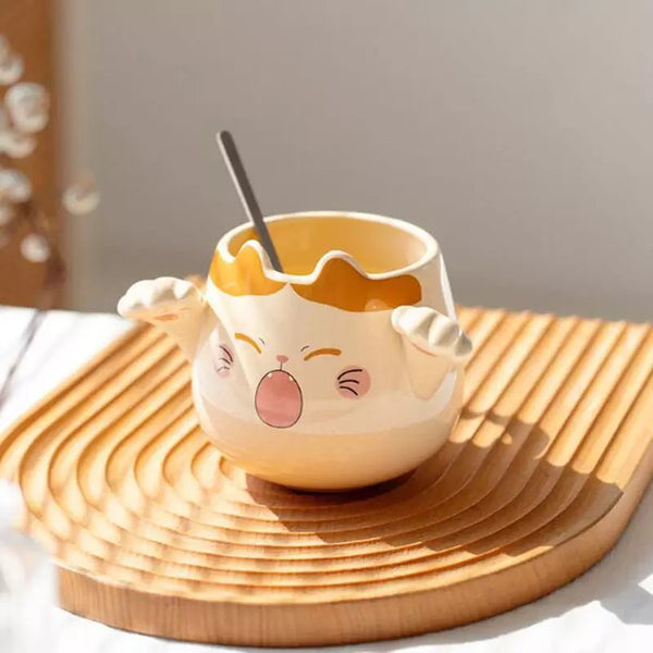 Taza “Gatito Asustador”, material Cerámica 430ml