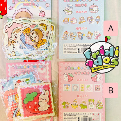 Set 40 Stickers “Kawaii”.