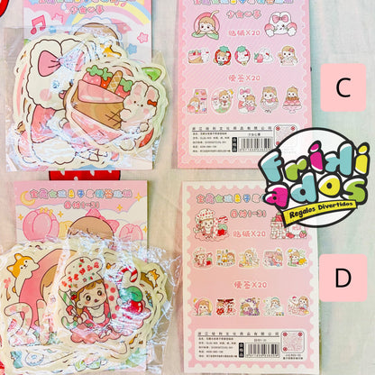 Set 40 Stickers “Kawaii”.