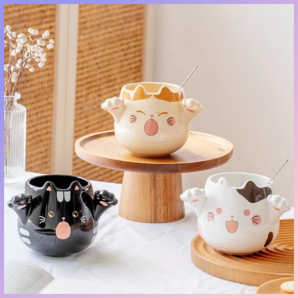 Taza “Gatito Asustador”, material Cerámica 430ml