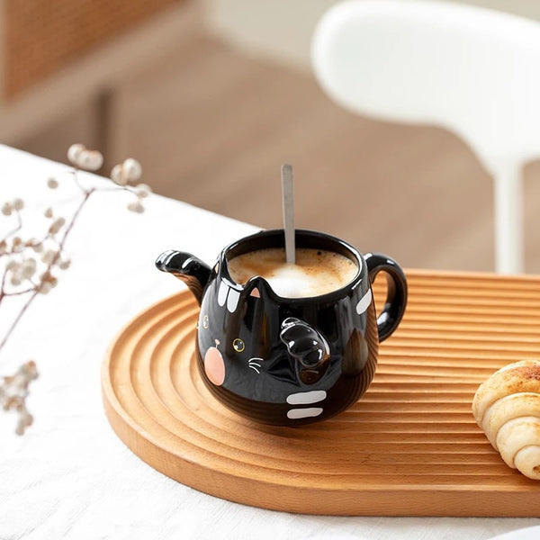 Taza “Gatito Asustador”, material Cerámica 430ml