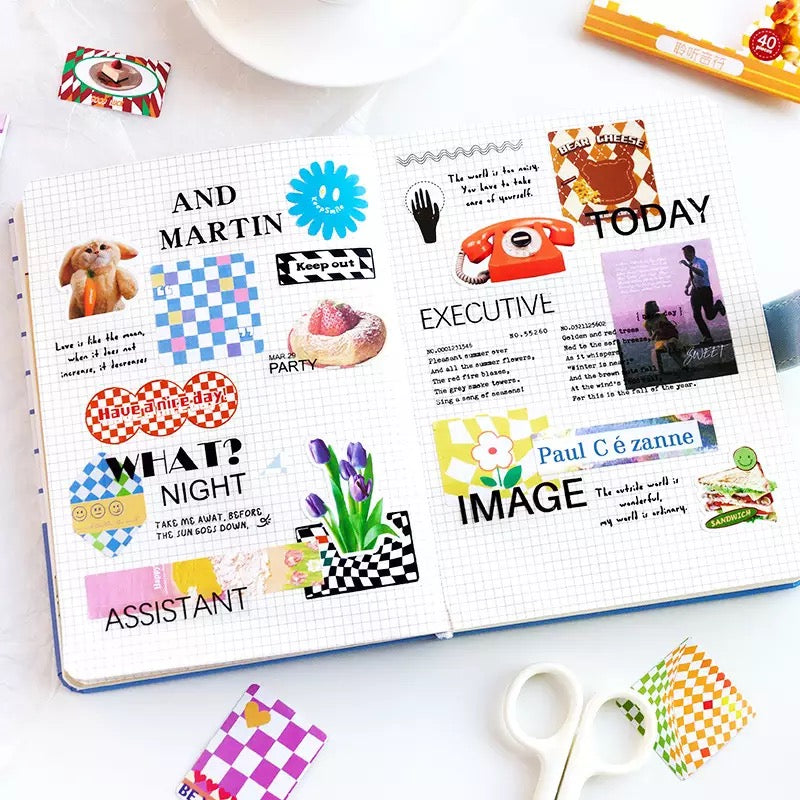 Set 40 Stickers “Patrones Geométricos”