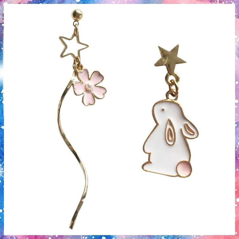 Aros “Conejito Sakura”
