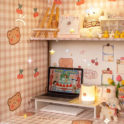 Papel adhesivo “Cute”, impermeable al agua + Espátula y Cutter para Instalación. 5Metrosx45Cms