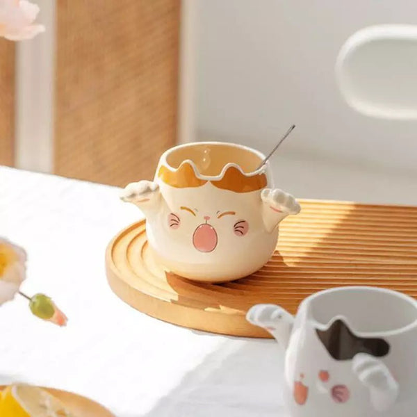 Taza “Gatito Asustador”, material Cerámica 430ml