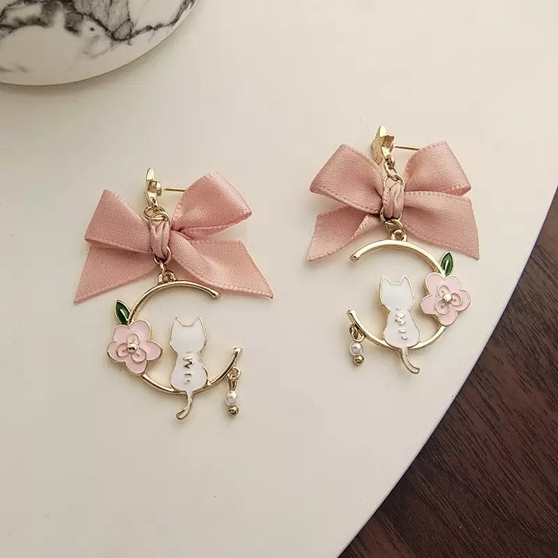 Aros “Gatito Cinta”