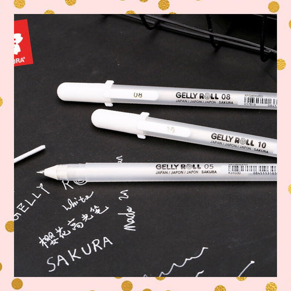 Bolígrafo Gelly Roll blanco Unitario - Sakura - Frikiados