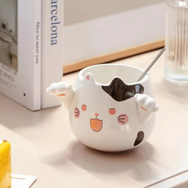 Taza “Gatito Asustador”, material Cerámica 430ml