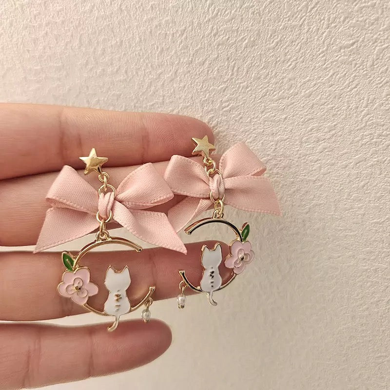Aros “Gatito Cinta”