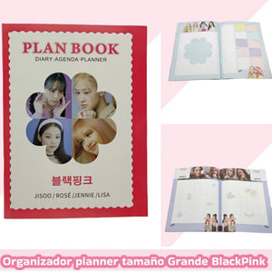 Planner Grande “Black Pink”, 29x21cms